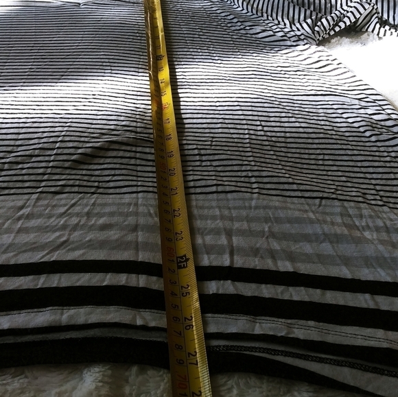 Valerie Stevens striped top t-shirt lagenlook loose oversized size XL - Picture 8 of 9